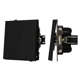 Фото #1 товара Механизм звонкового выключателя SWT-TENDO-MKR1-SFPL-BK (230V, 10A) (Arlight, -)