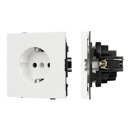 Фото #1 товара Механизм электрической розетки SCT-NOBE-MEU1-SFPL-WH (230V, 16A) (Arlight, -)