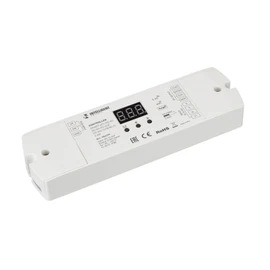 Фото #1 товара INTELLIGENT ARLIGHT Контроллер SMART-SPI-302-82-2G-SH-PS-SUF (12-24V, TUYA Wi-Fi, 2.4G) (IARL, IP20 Пластик, 5 лет)