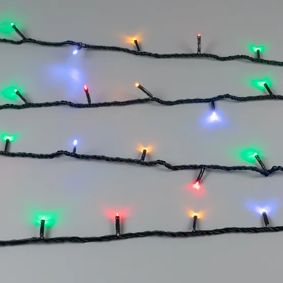 Фото #4 товара Светодиодная гирлянда ARD-STRING-HOME-5000-GREEN-50LED-LIVE RGB (230V, 3.5W) (Ardecoled, IP20)