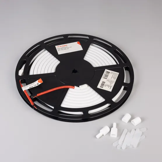 Фото #4 товара Светодиодная лента герметичная RTW-PWT-A180-13mm 24V Red (14.4 W/m, IP67, 2835, 5m) (Arlight, 14.4 Вт/м, IP67)