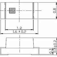 Фото #2 товара Светодиод ARL-0603URC-80mcd (Arlight, 0603)