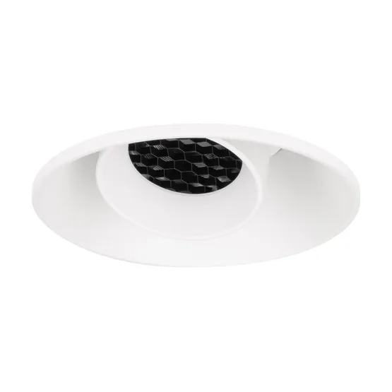 Фото #1 товара Светильник безрамочный DL-ROTARA-R63-6W Warm3000 (Белый RAL9003, 36 deg, 230V) (Arlight, IP20 Металл, 5 лет)
