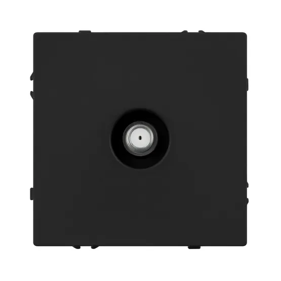 Фото #4 товара Механизм спутниковой розетки SCT-NOBE-MST1-SFPL-BK (SAT) (Arlight, Черный оникс)