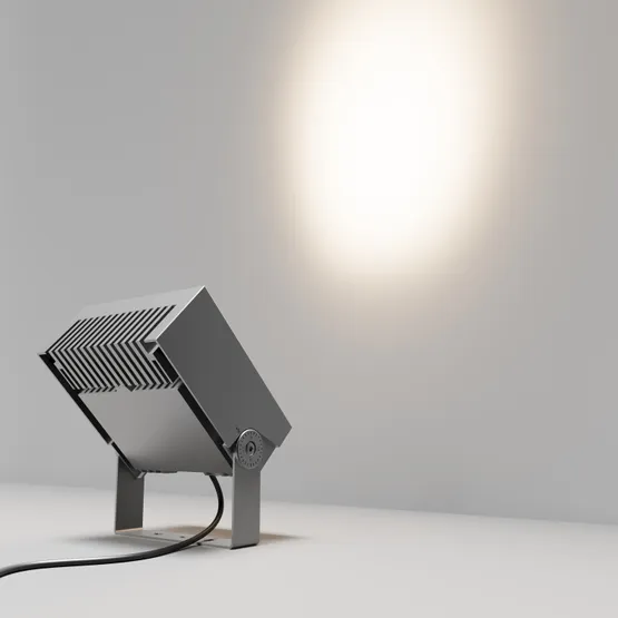Фото #2 товара Светильник ALT-BLOCK-S220x220-50W Warm3000 (GR, 36 deg, 230V) (Arlight, IP66 Металл, 3 года)