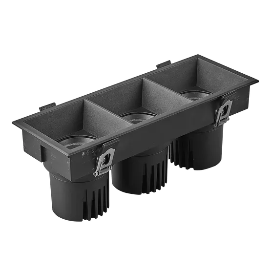 Фото товара Светильник MS-FLOW-BUILT-S230x85-3x6W Warm3000 (BK, 38 deg, 230V) (Arlight, IP20 Металл, 5 лет)