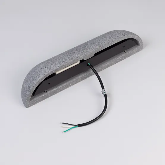 Фото #2 товара Светильник SP-BULFIN-WALL-L365-10W Warm3000 (BK, 120 deg, 230V) (Arlight, IP65 Бетон, 3 года)