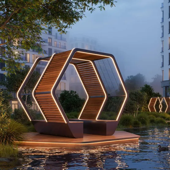 Фото #2 товара Светодиодная лента герметичная HORIZON-3D-А120-12x12mm 24V Day4000 (12 W/m, IP67, 5m, wire x1) (Arlight, Вывод боковой, 5 лет)