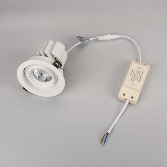 Фото #5 товара Светильник MS-VORTEX-BUILT-R110-20W Day4000 (WH-WH, 20 deg, 230V) (Arlight, IP20 Металл, 5 лет)