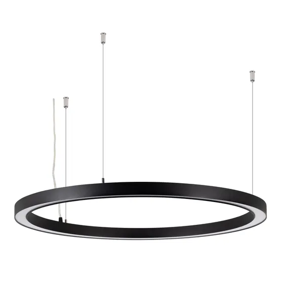 Фото товара Светильник SP-CIRCLE-HANG-O3535-D900-55W Day4000 (RAL9005, 120 deg, 230V) IP40 LED (Arlight, Алюминий)