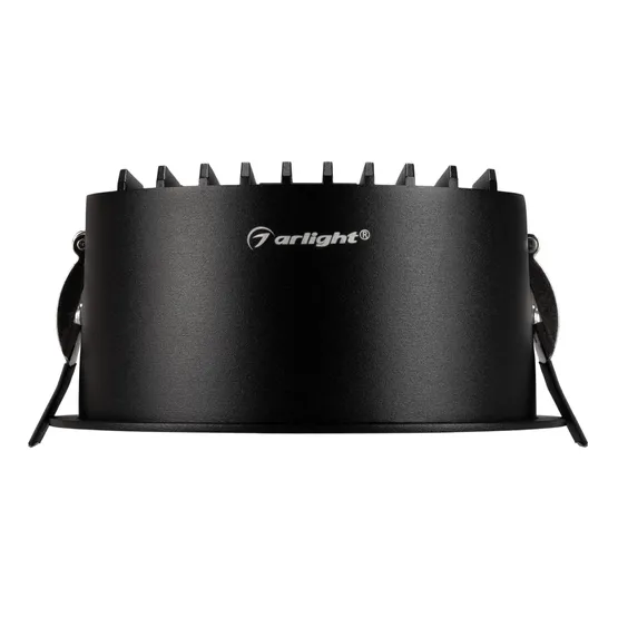 Фото #5 товара Светильник MS-DROP-BUILT-R137-24W Warm3000 (BK, 90 deg, 230V) (Arlight, IP54 Металл, 5 лет)