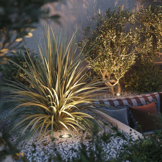 Фото #3 товара Светильник LTD-DAFNA-GROUND-R210-36W Warm3000 (SL, 35 deg, 230V) (Arlight, IP67 Металл, 5 лет)