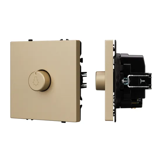 Фото #1 товара Механизм светорегулятора SWT-NOBE-DLR-SFPL-GD (250V, 500W) (Arlight, -)