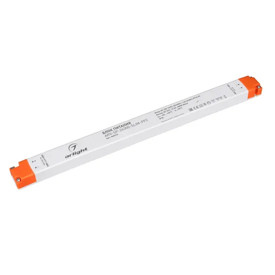 Фото товара Блок питания ARV-SP-24300-SLIM-PFC (24V, 12.5A, 300W) (Arlight, IP20 Пластик, 5 лет)