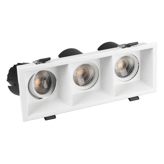 Фото #2 товара Светильник MS-FLOW-BUILT-S230x85-3x6W Day4000 (WH, 15 deg, 230V) (Arlight, IP20 Металл, 5 лет)