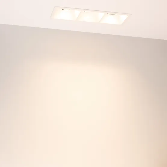 Фото #2 товара Светильник MS-FLOW-BUILT-S230x85-3x6W Warm3000 (BK, 15 deg, 230V) (Arlight, IP20 Металл, 5 лет)