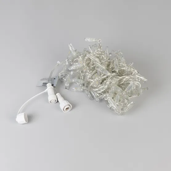 Фото #3 товара Светодиодная гирлянда ARD-STRING-CLASSIC-10000-CLEAR-100LED-FLASH Warm/Warm (230V, 7W) (Ardecoled, IP65)