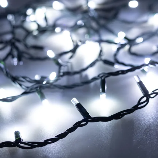 Фото #1 товара Светодиодная гирлянда ARD-STRING-PRO-1000-GREEN-100LED-PULSE White (230V, 7W) (Ardecoled, IP65)