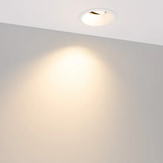 Фото #2 товара Светильник MS-FLOW-BUILT-R85-6W Warm3000 (WH, 55 deg, 230V) (Arlight, IP20 Металл, 5 лет)