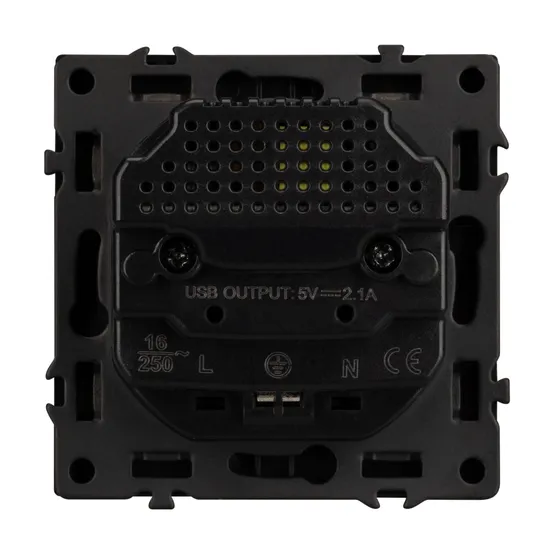 Фото #3 товара Механизм розетки с USB зарядкой SCT-NOBE-MUAA-SFPL-GR (230V, 16A) (Arlight, -)