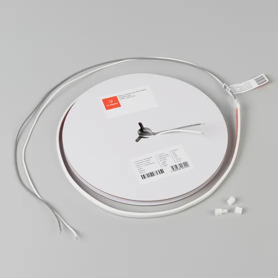 Фото #3 товара Светодиодная лента герметичная VELA-M240-2.5x6mm 24V Warm2400 (5 W/m, IP65, 5m) (Arlight, узкая)