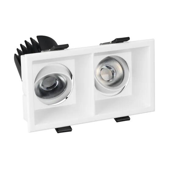 Фото #5 товара Светильник MS-FLOW-BUILT-S157x85-2x12W Warm3000 (WH, 38 deg, 230V) (Arlight, IP20 Металл, 5 лет)