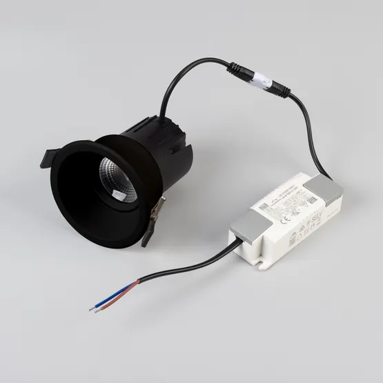 Фото #4 товара Светильник MS-FLOW-BUILT-R85-12W Day4000 (BK, 38 deg, 230V) (Arlight, IP20 Металл, 5 лет)