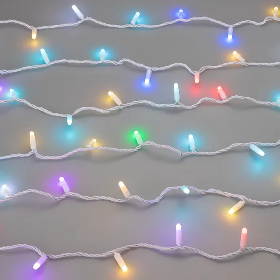 Фото #11 товара Светодиодная гирлянда ARD-STRING-CLASSIC-20000-WHITE-200LED-MILK-SYNC RGB (230V, 13W) (Ardecoled, IP65)