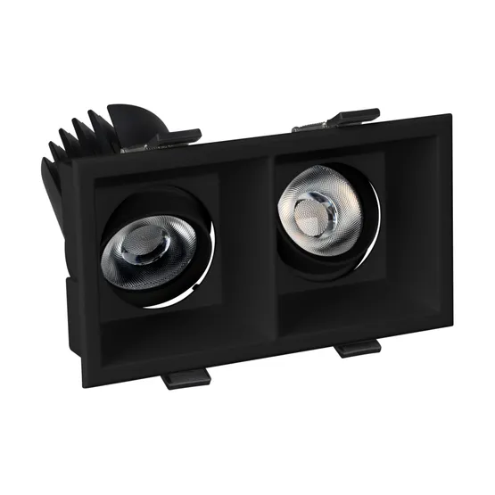 Фото #3 товара Светильник MS-FLOW-BUILT-S157x85-2x6W Day4000 (BK, 15 deg, 230V) (Arlight, IP20 Металл, 5 лет)