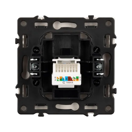 Фото #3 товара Механизм компьютерной розетки SCT-NOBE-MPC1-SFPL-GD (RJ-45, CAT6) (Arlight, -)