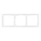 Минифото #3 товара Рамка пластиковая FRM-NOBE-SFPL-3-WH (Arlight, -)