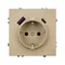 Минифото #2 товара Механизм розетки с USB зарядкой SCT-NOBE-MUAC-SFPL-GD (230V, 16A) (Arlight, -)