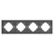Минифото #2 товара Рамка пластиковая FRM-TENDO-SFPL-4-GR (Arlight, -)