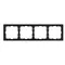 Минифото #3 товара Рамка пластиковая FRM-NOBE-SFPL-4-BK (Arlight, -)