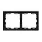 Минифото #2 товара Рамка пластиковая FRM-NOBE-SFPL-2-BK (Arlight, -)