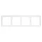 Минифото #2 товара Рамка пластиковая FRM-NOBE-SFPL-4-GD (Arlight, -)