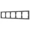 Минифото #1 товара Рамка пластиковая FRM-NOBE-SFPL-5-GR (Arlight, -)