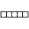 Минифото #3 товара Рамка пластиковая FRM-NOBE-SFPL-5-BK (Arlight, -)