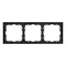 Минифото #2 товара Рамка пластиковая FRM-NOBE-SFPL-3-BK (Arlight, -)