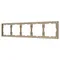 Минифото #1 товара Рамка пластиковая FRM-NOBE-SFPL-5-GD (Arlight, -)