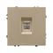 Минифото #2 товара Механизм компьютерной розетки SCT-NOBE-MPC1-SFPL-GD (RJ-45, CAT6) (Arlight, -)