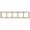 Минифото #2 товара Рамка пластиковая FRM-NOBE-SFPL-5-GD (Arlight, -)