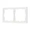 Минифото #1 товара Рамка пластиковая FRM-NOBE-SFPL-2-WH (Arlight, -)