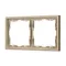 Минифото #1 товара Рамка пластиковая FRM-NOBE-SFPL-2-GD (Arlight, -)