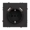 Минифото #2 товара Механизм розетки с USB зарядкой SCT-NOBE-MUAA-SFPL-BK (230V, 16A) (Arlight, -)