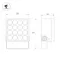 Минифото #3 товара Светильник ALT-BLOCK-S220x220-50W Warm3000 (GR, 36 deg, 230V) (Arlight, IP66 Металл, 3 года)