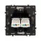 Минифото #3 товара Механизм сдвоенной компьютерной розетки SCT-NOBE-MPC2-SFPL-GD (RJ-45, CAT6) (Arlight, -)