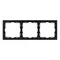 Минифото #3 товара Рамка пластиковая FRM-NOBE-SFPL-3-BK (Arlight, -)