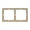 Минифото #2 товара Рамка пластиковая FRM-NOBE-SFPL-2-GD (Arlight, -)