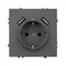 Минифото #2 товара Механизм розетки с USB зарядкой SCT-NOBE-MUAA-SFPL-GR (230V, 16A) (Arlight, -)